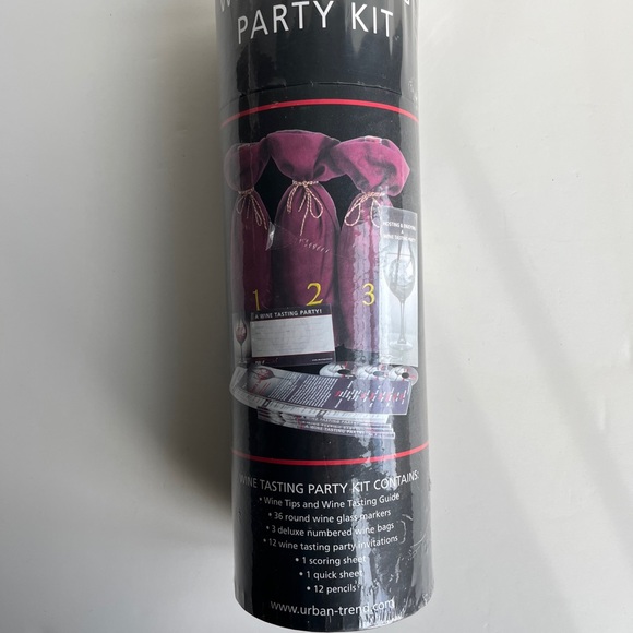 Wine Tasting Party Kit NEW Sealed - Picture 2 of 6